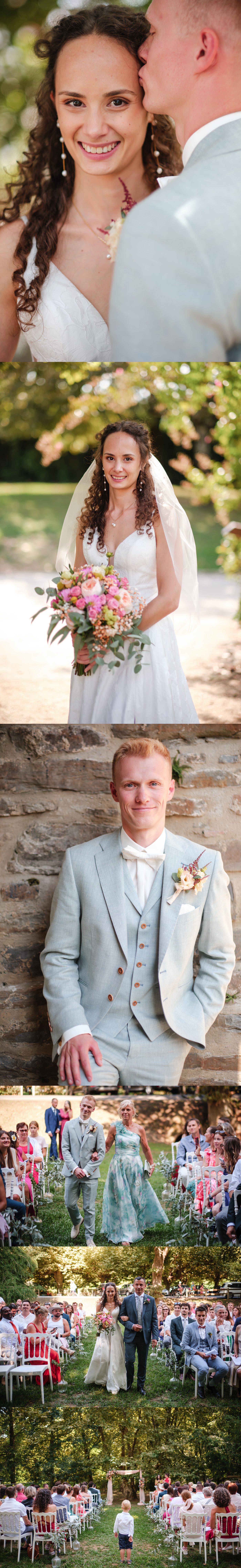Reportages de mariage Pays Basque & Landes Maylis sourit dans les bras de Jonathan.